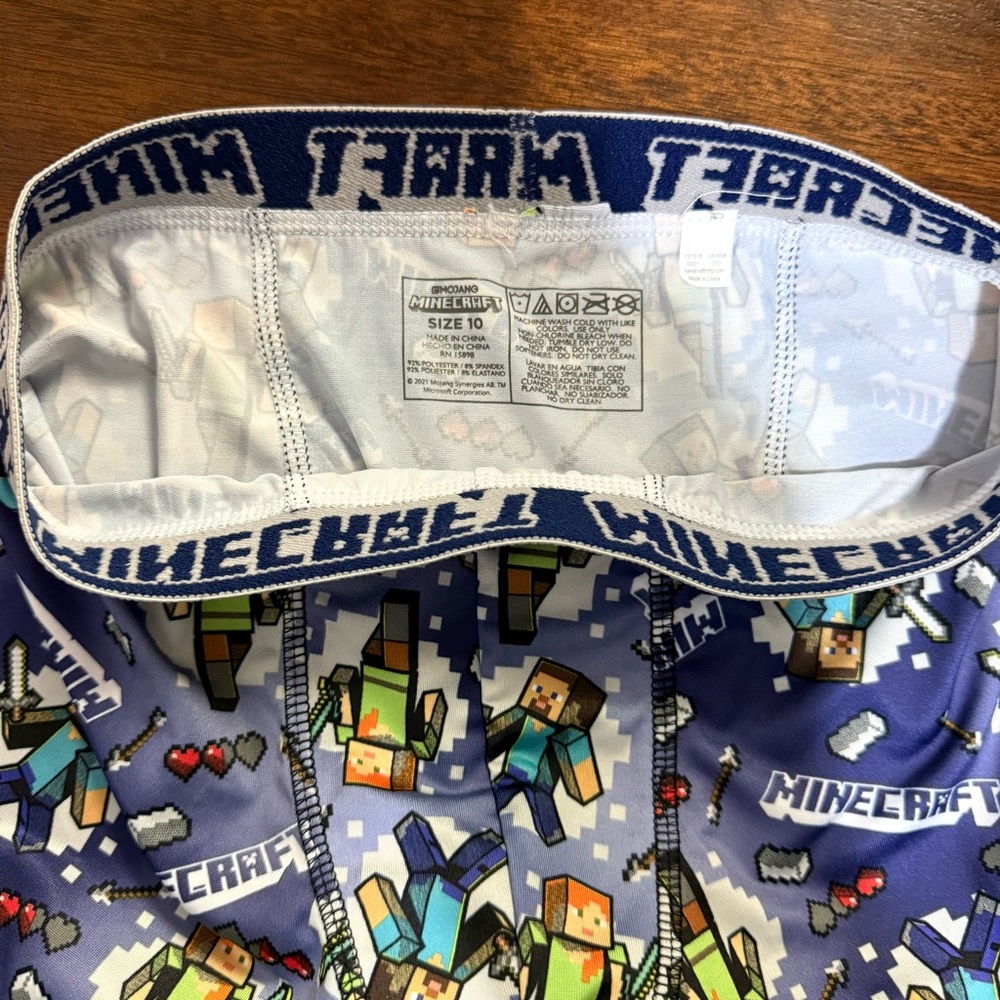 Kids Minecraft Boxer Briefs Set - Multicolor -10 - Picture 3 of 3